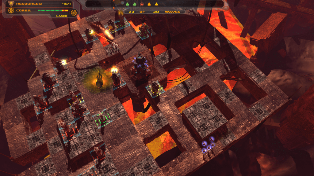 A screenshot of the game Defense Grid: The Awakening